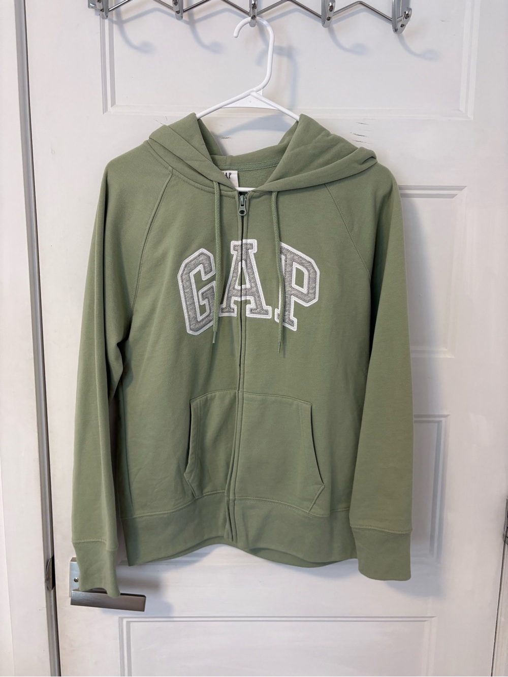 GAP  olive Green Zip Hoodie Jacket